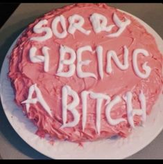 Sorry Cake, Ugly Cakes, Cake Quotes, Funny Birthday Cakes, Iconic Art, Pretty Birthday Cakes, Just Cakes, Im Sorry, Pretty Cakes