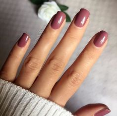 Popular Nail Colors, Trends Nails, Mauve Nails, Fall Gel Nails, Nails Trends, Nail Colors Winter, Acrylic Coffin, Thanksgiving Nails