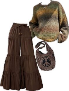 Comfy Cute Aesthetic Outfits, Spring Outfits Earthy, 70s Earth Tones Outfit, Boho Outfit Board, Winter Hippe Outfit, Formal Earthy Outfits, Cold Weather Earthy Outfits, Flowy Earthy Outfits