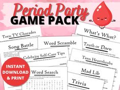 the printable word scramble game pack for kids