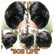 Image result for feathered bobs for black women