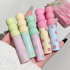 1/5Pcs Candied Fruit Lip Mud Milk Mist Velvet Matte Lip Gloss Long Lasting Not Easy To Stick Cup Pink Matte Lipstick, Girls Lipstick, Alat Makeup, Lip Mud, Matte Lip Gloss, Raspberry Color, Cute Rose, Lipstick Set