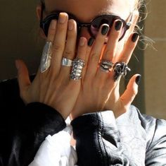 Odaiba, Nail Ring, Dope Jewelry, Chunky Rings, Jewelry Lookbook, Bling Rings, Put A Ring On It, Jewelry Inspo, Love Ring