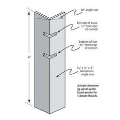 the diagram shows how to install an external door frame for a wall - mounted cabinet