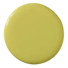 a yellow round object on a white background