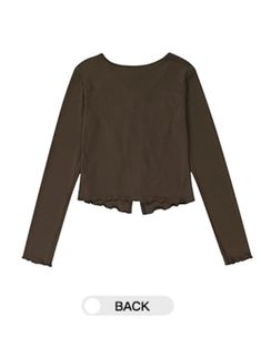 This price is for a top only, others are not included.   	 		 			Size 			S 			M 			L 		 		 			Full Length 			46 			48 			50 		 		 			Shoulders 			35 			36 			37 		 		 			Bust 			74 			78 			82 		 		 			Sleeve Length 			59 			60 			61 Trendy Brown Long Sleeve Top For Spring, Butterfly Top With Sleeves, Butterfly Lace Top, Crochet Butterfly Top With Sleeves, Casual V-neck Top With Butterfly Print, Casual V-neck Butterfly Print Tops, Butterfly Applique, Coffee Sizes, Full Length