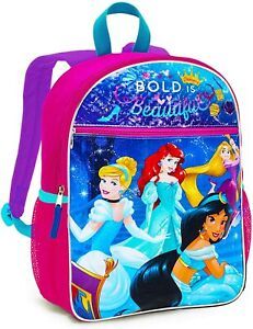 Disney Princess "Ariel, Cinderella, Jasmine, and Rapunzel" 16" Backpack | eBay Sr 25, Crystal Healing Chart, All Disney Princesses, Princess Ariel, Cute Backpacks, Monster High Dolls, Disney Princesses