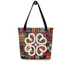 Discover the essence of Ghanaian culture with our Minimalist Nyame Dua Adinkra Kente Tote Bag - the perfect Ghana gift. This tote combines the elegance of Kente fabric with the symbolic Nyame Dua Adinkra, creating a minimalistic yet impactful accessory. Handmade with care, it's not just a bag; it's a piece of Ghana's rich heritage. Gift it to someone special or indulge in a touch of African style yourself. Elevate your fashion with this unique tote that effortlessly blends tradition and modern m Modern Multicolor Pouch Bag, Modern White Bag For Gift, Modern Square Bag For Gifts, Modern Pouch Bags As Gifts, Modern Multicolor Rectangular Shoulder Bag, Modern Square Bag For Gift, Modern Pouch Bag For Gift, Modern Rectangular Gift Bag, Rectangular Bags With Geometric Pattern For Daily Use