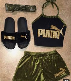 Nike Shorts Outfit, Shorts Outfit Ideas, Puma Outfit, Shorts Outfit