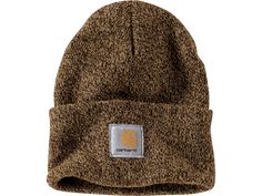 The Carhartt Men's Knit Cuffed Beanie is built from 100% acrylic, stretchable rib-knit fabric. Carhartt label sewn on front. Represent your favorite brand and stay warm with the Carhartt Men's Watch Hat. Features100% acrylic rib knitFold-up cuff with Carhartt patch , Clothing & Footwear,Clothing Accessories,Caps, Hats & Beanies SKU - 60505112345 Carhart Beanie, Hats For Winter, Carhartt Hat, Brown Beanie, Carhartt Beanie, Workwear Essentials, Watch Cap, Carhartt Women, Cuffed Beanie