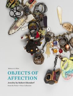 an assortment of keychains and other items on a white background with the title objects of affection