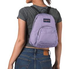 Jansport Pastel Lilac Half Pint Mini Backpack New With Tags Retail $30 Approximately 4 X 10 X 11 Smoke Free Ref Cb Purple Softback Backpack For Daily Use, Trendy Purple Softback Backpack, Daily Use Purple Softback Backpack, Casual Purple Backpack For Daily Use, Casual Purple School Bag, Trendy Purple Bags For Outdoor Activities, Casual Purple Backpack For School, Casual Purple School Backpack, Purple Softback Backpack For Back To School