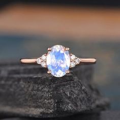 Infinity Wedding Ring Set, Rose Gold Moonstone Ring, Rainbow Moonstone Engagement Ring, Pave Setting Engagement Ring, Pear Shaped Wedding Rings, Moonstone Engagement Ring Rose Gold, Moonstone Engagement Ring Set, Gold Moonstone Ring, Engagement Ring Inspiration