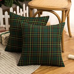 PRICES MAY VARY. High Quality Fabric: Made of quality polyester material with a bold design and look soft.The Plaid Christmas pillow covers, add seasonal holiday atmosphere to your house. Classical element: The pillow cases have printed with classical winter elements, such as Scottish Tartan Plaid, nice workmanship and soft touch. Classic Retro Plaids Christmas element design match the Christmas decor very well. Our Christmas pillow cover can help you to change Christmas decorations quickly. Cha Tartan Cushions, Xmas Pillows, Holiday Pillows Covers, Plaid Pillow Covers, Plaid Throw Pillows, Plaid Pillow, Plaid Throw, Christmas Plaid, Printed Cushion Covers