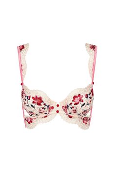 Festival Rose Bra — Ivory | For Love & Lemons Delicate Lace Bra With Lace Trim, Elegant Pink Bra With Delicate Lace, Cream Lace Bra With Lace Trim, Pink Lace Trim Bra For Wedding, Pink Feminine Bra For Wedding, Wedding Bra With Pink Lace Trim, Pink Lace Trim Wedding Bra, Wedding Bra With Lace Trim In Pink, Pink Feminine Wedding Bra