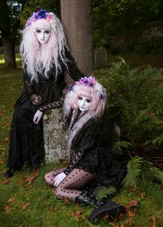 Faerie Goth, Kawaii Pastel Goth, Goth Subculture, Arte Punk, Pastel Goth Fashion, Gothic Rock, Cute Costumes, Gothic Beauty