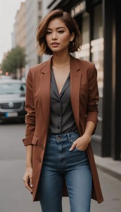 How to Style a Short Shaggy Bob Bob Brown Hair, Bob Styling, Short Messy Bob, Fine Hair Cuts, Short Shaggy Bob, Bob Brown, Short Hair Outfits