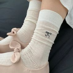 Sweet Lolita Lace Bow Long Socks Women Girls Summer Hollow Out Sock Casual Crew Loose Sox Mid-tube Girls Long Socks, Loose Socks, Bow Socks, Lace Socks, Long Socks, Lace Bows, Sweet Lolita, Tube Socks, Fashion Socks