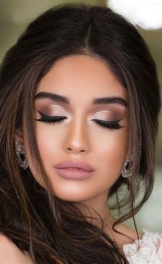 Teknik Makeup, Wedding Eyes, Wedding Hairstyles And Makeup, Wedding Eye Makeup, Glam Wedding Makeup, Bridal Eye Makeup, Bridal Makeup Natural, Wedding Day Makeup, Smink Inspiration