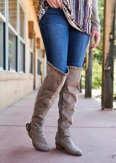 WOW....you're gonna need these! The perfect neutral Taupe for fall, comfortable and just enough sass for your favorite outfit! These boots are true to size! Quick Saves