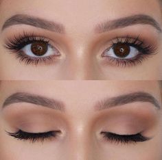 Mat Makeup, Neutral Eye Makeup, Bentuk Alis, Mekap Mata, Natural Summer Makeup, Video Makeup, Makeup Tip, Beautiful Eyelashes