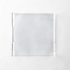 an empty glass plate on a white surface