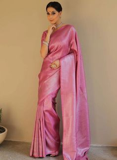 Pink Arya By Aab Soft Lichi Silk Party Wear Saree Orders In India #theethnicworld #wholesalesaree #wholesalesuit #wholesalekurti #wholesalelehenga