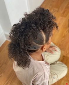 Black Kids Braids Hairstyles, Cute Toddler Hairstyles, Girly Hairstyles, Lil Girl Hairstyles, Kids Curly Hairstyles, Toddler Hairstyles Girl, Girls Natural Hairstyles, Natural Hairstyles For Kids, Pelo Afro