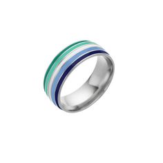 Gay MLM Vincian Pride Ring Ring PRIDE MODE Gay Ring, Gay Male Flag, Gay Rings, Gay Clothes, Gay Guy Outfits, Pride Fashion, Pride Jewellery, Lgbt Flag, Pride Colors