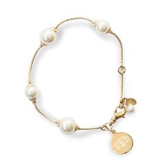 Pearlfection Monogram Bracelet – Kiel James Patrick Kiel James Patrick, Monogram Bracelet, James Patrick, A Monogram, Jewelry Inspo, Rhode Island, Your Name, Freshwater Pearls, Initials