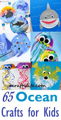 ocean crafts for kids that are fun and easy to make