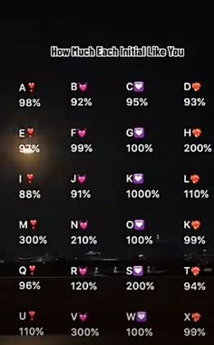 the numbers are lit up in different colors and shapes for valentine's day celebrations