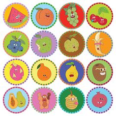 PRICES MAY VARY. Cute fruit stickers set: 500 Stickers , you will receive 63 sheets with 16 designs, enough to meet your decorative needs; Each fruit sticker is 1.5 inch in diameter. 16 Novel and fun design: inspired from a healthy diet and a happy mood, these reward stickers combine fruits with smile expressions; They are printed with 16 kinds of fruit patterns with smile faces, cute and fun to arouse children's interest in fruits and help cultivate their habits of eating fruits. Ideal gifts fo Cute Fruit Stickers, Fruit Stickers, Happy Fruit, Fruit Designs, Behavior Charts, Teachers Classroom, Paper Art Projects, Chore Charts, Kinds Of Fruits