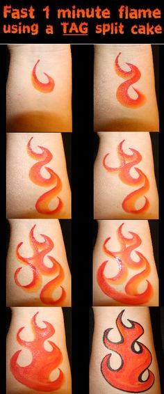 more flames Party Makeup Tutorial, Party Make-up, Makeup Tutorial Step By Step