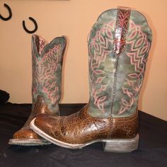 Women’s Ariat Boots. Worn Twice In Excellent Condition. Never Seen Dirt Worn As Dress Boots. Size 6.5. Camo With Pink Stair Hong And Detailing. Leather Soles. 12” Shaft 1.3” Heel Womens Ariat, Womens Ariat Boots, Ariat Boots, Ariat Shoes, Dress Boots, Dress With Boots, Shoes Heels Boots, Cowboy Boots, Shoes Women Heels