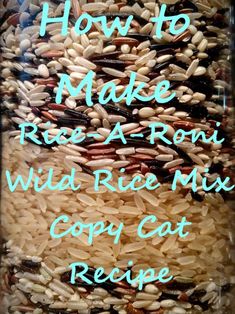 how to make rice - a - ron wild rice mix copy cat recipe