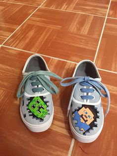 Naruto Shoes Diy, Mario Custom Shoes, Super Mario Custom Shoes, Mario Painted Shoes, Custom Tennis Shoes, Custom Shoes Reggae, Birthday Planning, Sewing Lessons