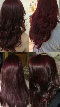 Red Tint On Dark Hair, Wine Hair Color Burgundy Purple, Burgundy And Light Brown Hair, Burgundy Hair With Highlights Balayage, Dark Red Box Dye, Dark Red Hair Box Dye, Dark Red Magenta Hair, Winter Color Analysis Hair, Maroon Colored Hair