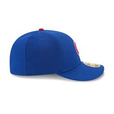 Wear what the players wear! The Chicago Cubs Authentic Collection Low Profile 59FIFTY Fitted cap features a team color fabrication with an embroidered Cubs logo at the front panels and an embroidered MLB Batterman at the rear. Casual Six-panel Fitted Hat For Fan Merchandise, Casual Six-panel Fitted Hat For Fans, Sports Fitted Hat In Team Colors With Flat Brim, Team-colored Flat Brim Fitted Hat For Sports, Team-colored Six-panel Baseball Cap For Fans, Collegiate Six-panel Fitted Hat For Sports Events, Team-colored Six-panel Fitted Hat For Baseball Season, Collegiate Sports Baseball Cap, Team-colored Six-panel Fitted Hat For Sports