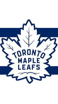 the toronto maple leafs logo on a white background