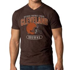 '47 Brand Cleveland Browns JV Scrum Spring T-shirt - Brown Spring T Shirts, 47 Brand, National Football League, Custom Clothes, Cleveland