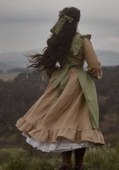 Anne With An E Aesthetic Outfits Modern, Pioneer Inspired Outfits, Cottagecore Boots Outfit, Anne Of Green Gables Aesthetic Clothes, Fairy Tale Outfits, Cottagecore Outfits Aesthetic, Peasant Aesthetic, Servant Dress, Colonial Fashion