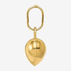 Features: Quick ShipShape: HeartMetal Color: YellowPendant Length: 12mmPendant Width: 7mmCare: Wipe CleanMetal: 14k GoldPendant & Charms Type: PendantsCountry of Origin: Imported Gold Teardrop Jewelry With Bail, Heart Of Gold, Heart Charm, Pendant Necklace, Gold, Color