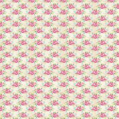 an abstract floral pattern with pink and blue flowers