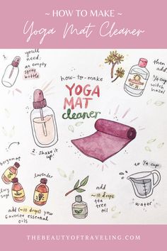 Diy Yoga Mat Cleaner, Yoga Mat Diy, Witch Yoga, Diy Yoga Mat, Yoga Mat Cleaner, Diy Yoga, Yoga Flows, Ashtanga Vinyasa Yoga, Body Transformations