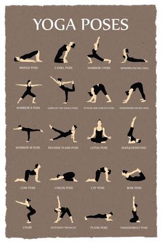 yoga poses for beginners to do in the morning or night, and they are easy to