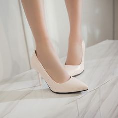 Heels:Approx 9cm Platform:Approx cm Upper Material:Pu Leather Outsole:Rubber If your foot is a little wide and fat, we suggest you choose 1 size larger, pls measure your foot length and choose a correct size. Thank you! Size Chart: Euro/CN 34 = foot length 21.5-22cm (Foot width=8-8.5cm) Euro/CN 35 = foot length 22-22.5cm (Foot width=8.5cm) Euro/CN 36 = foot length 22.5-23cm (Foot width=8.5-9cm Euro/CN 37 = foot length 23-23.5cm (Foot width=9cm) Euro/CN 38 = foot length 23.5-24m (Foot width=9-9.5 Summer Fitted Beige Court Shoes, Fitted Beige Court Shoes For Summer, Cream Court Shoes For Spring, Fitted Cream Court Shoes With Pointed Toe, Fitted Cream Court Shoes With Round Toe, Cream Fitted Court Shoes With Round Toe, Cream Fitted High Heel Court Shoes, Beige High Heel Court Shoes For Spring, Beige Pointed Toe Synthetic Heels