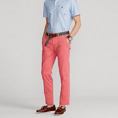 Nwt Polo Ralph Lauren Straight Fit Chino Brick Red Pants Men 34x32 Faded. Condition Is "New With Tags". Shipped With Usps Priority Mail. Slim Fit Red Cotton Bottoms, Red Slim Fit Cotton Bottoms, Casual Red Chinos With Pockets, Casual Red Straight Leg Chinos, Casual Red Slim Fit Pants, Fitted Red Chinos Casual Style, Red Fitted Casual Chinos, Fitted Red Casual Chinos, Red Slim Fit Cotton Chinos