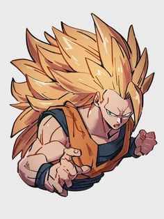 a drawing of gohan from dragon ball super broly is shown in this image