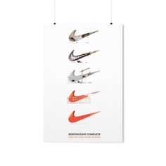 Experience the evolution of a legend with our Time-Lapse Nike Logo Construction Poster. This mesmerizing design takes you on a visual journey through the creation of the iconic Nike swoosh. Witness history unfold as the emblematic symbol comes to life right before your eyes. This poster isn't just art; it's a tribute to innovation and perseverance, encapsulating Nike's enduring legacy. Whether you're a sneaker enthusiast, a sports aficionado, or simply admire great design, this poster invites you to hang a piece of iconic history in your space. Celebrate the swoosh and the relentless spirit it represents with this extraordinary poster. Construction Poster, Office Decor Modern, Hypebeast Art, Logo Evolution, Custom Poster, Shoes Drawing, Art Office, Print Wall Decor, Shoe Art